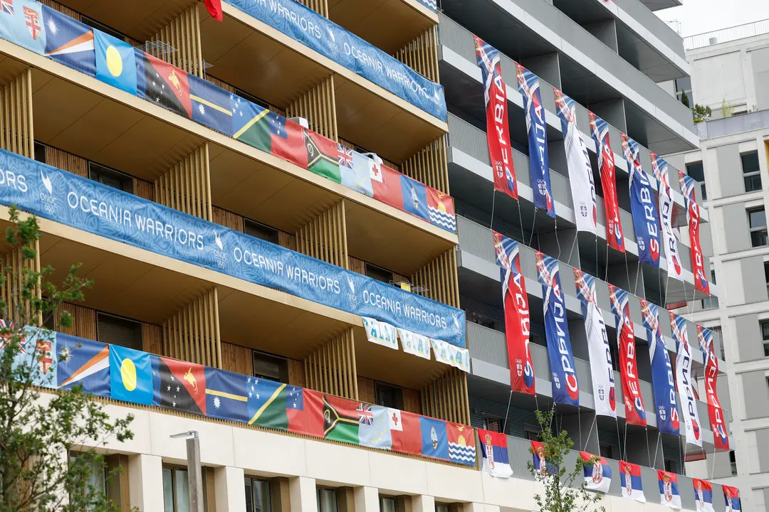 Fotograf&iacute;a de la Villa donde se hospedan los equipos para los Juegos Ol&iacute;mpicos 2024 en Par&iacute;s. EFE/ Chema Moya